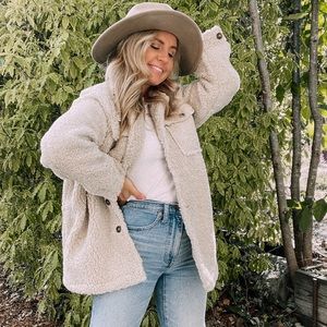 Sherpa Button Up Shacket